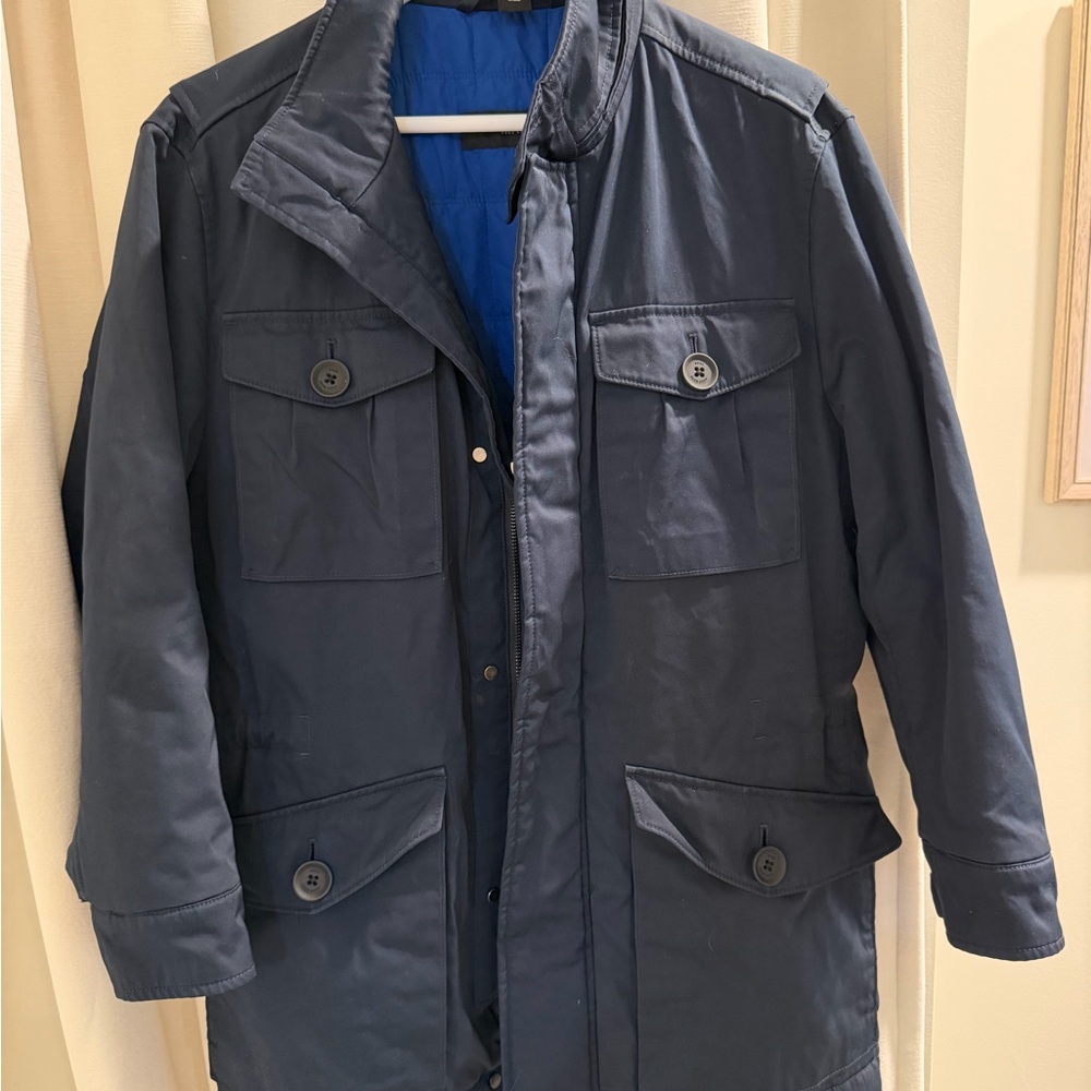 Hugo Boss Dark Navy Utility Field Jacket